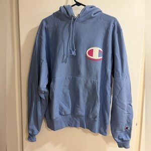 Champion Light Blue Hoodie